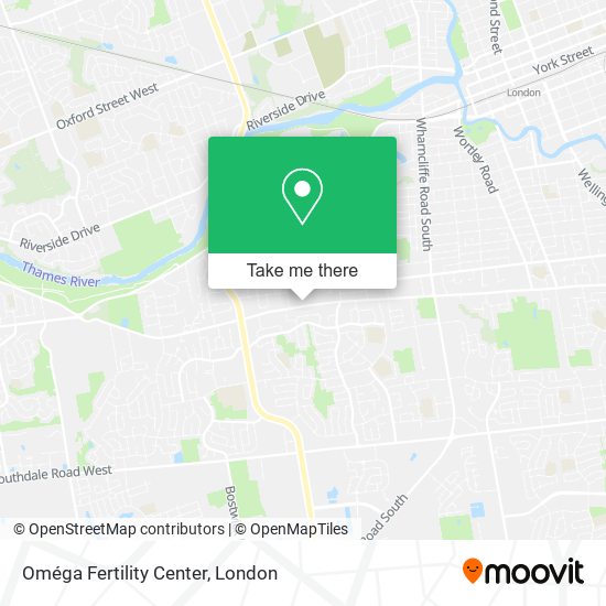 Oméga Fertility Center map