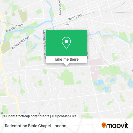 Redemption Bible Chapel map
