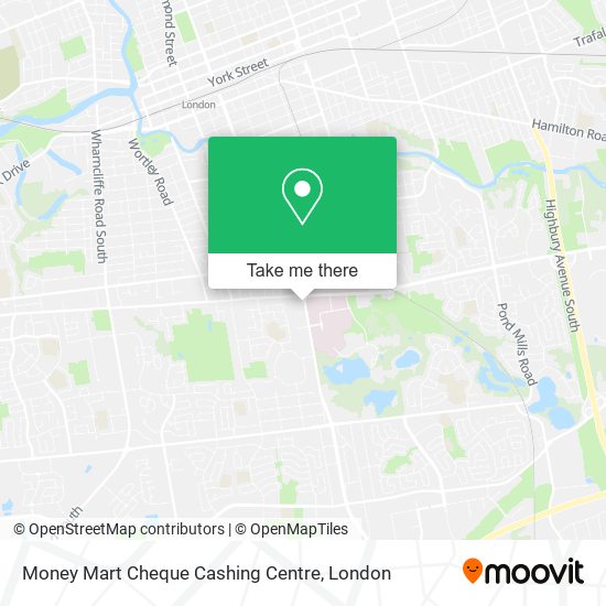Money Mart Cheque Cashing Centre map