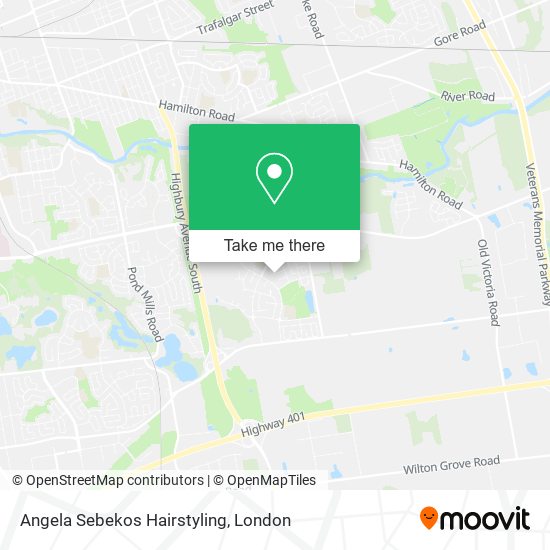 Angela Sebekos Hairstyling map
