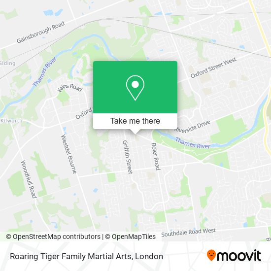 Roaring Tiger Family Martial Arts map