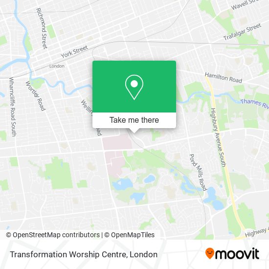 Transformation Worship Centre map