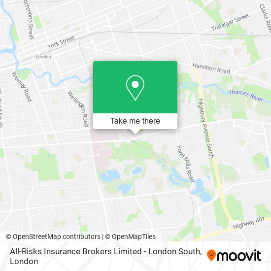 All-Risks Insurance Brokers Limited - London South map