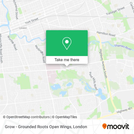 Grow - Grounded Roots Open Wings map