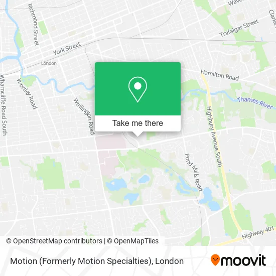 Motion (Formerly Motion Specialties) map