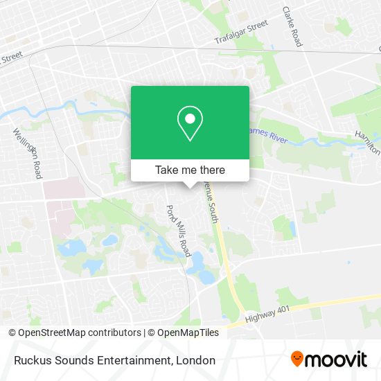 Ruckus Sounds Entertainment map