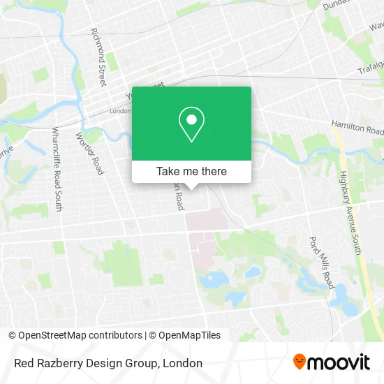 Red Razberry Design Group map