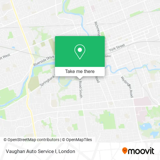 Vaughan Auto Service I map