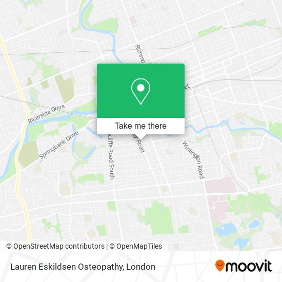 Lauren Eskildsen Osteopathy map