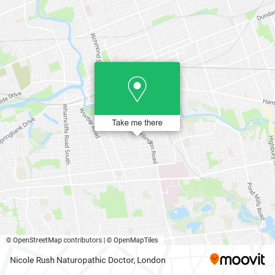 Nicole Rush Naturopathic Doctor map
