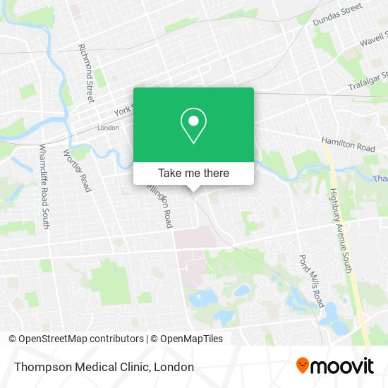 Thompson Medical Clinic map