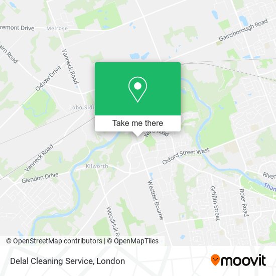 Delal Cleaning Service map