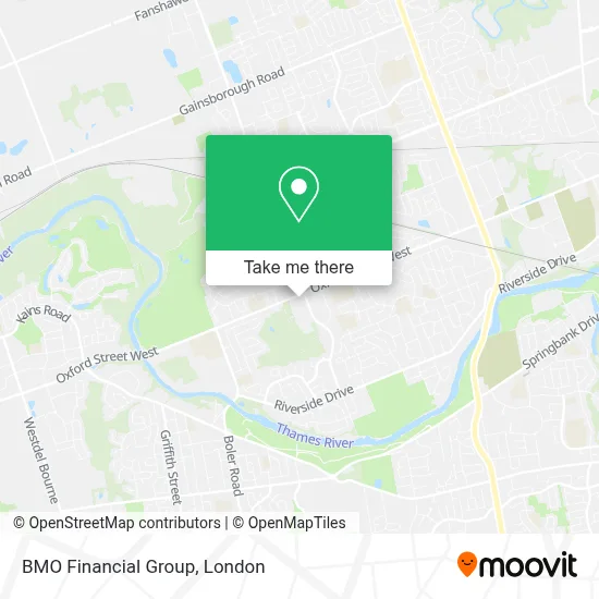 BMO Financial Group map