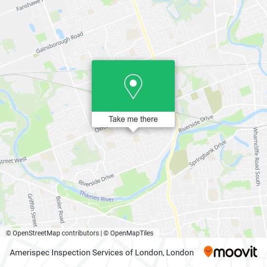 Amerispec Inspection Services of London map