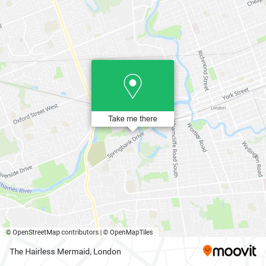 The Hairless Mermaid map