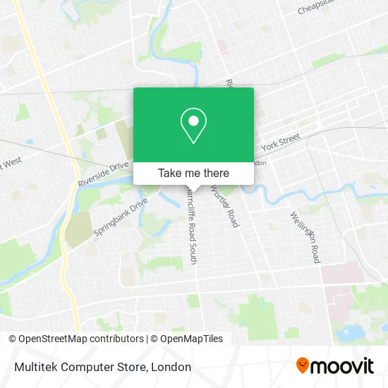Multitek Computer Store map