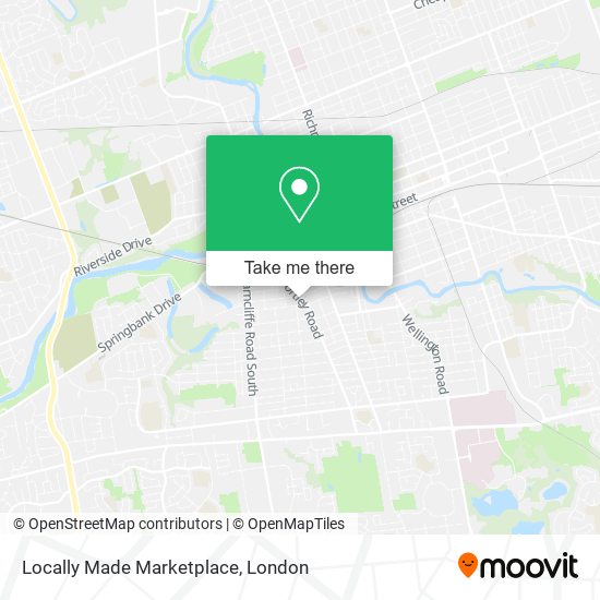 Locally Made Marketplace map