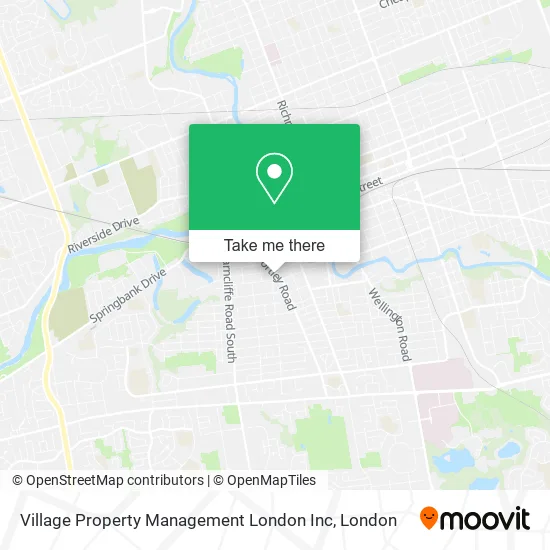 Village Property Management London Inc map