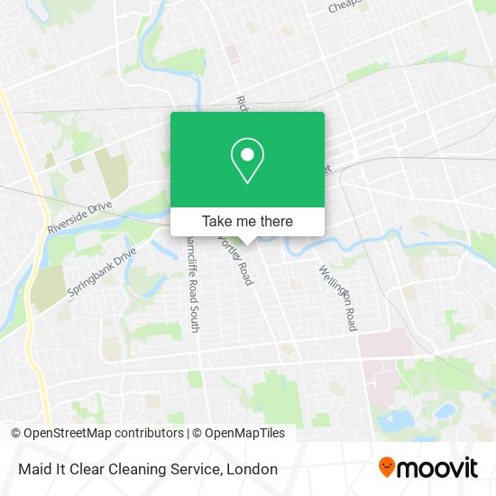 Maid It Clear Cleaning Service map