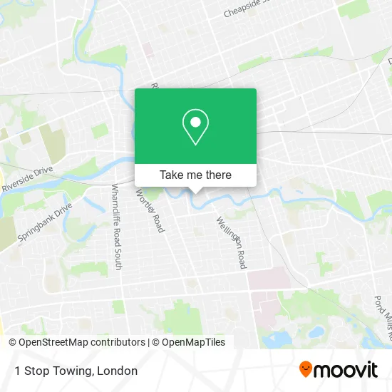 1 Stop Towing map