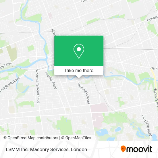 LSMM Inc. Masonry Services map