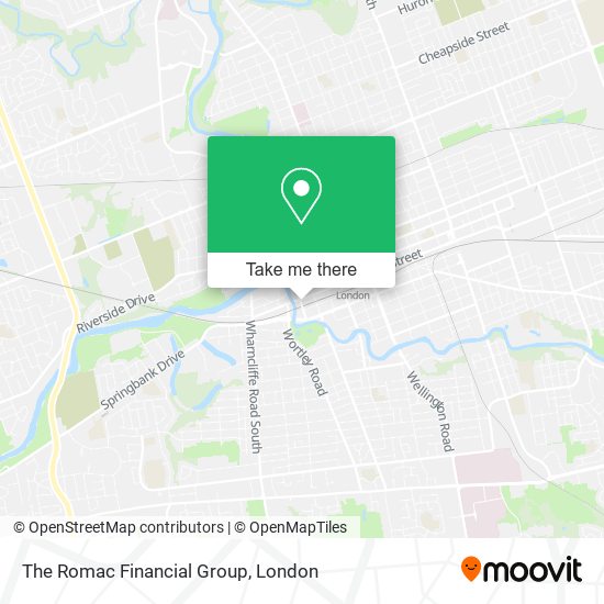 The Romac Financial Group map