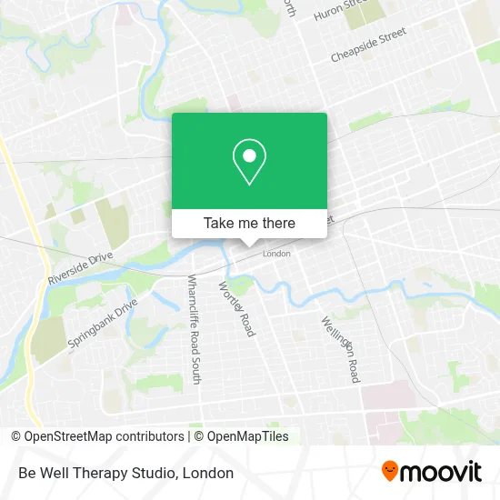 Be Well Therapy Studio map