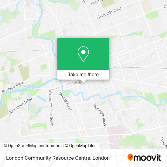 London Community Resource Centre map