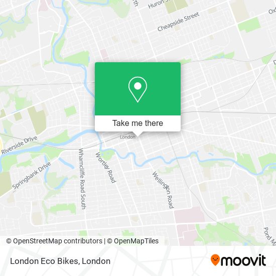 London Eco Bikes map