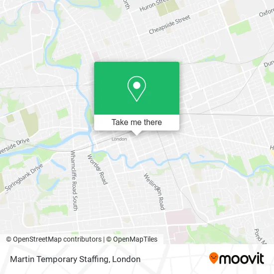 Martin Temporary Staffing map
