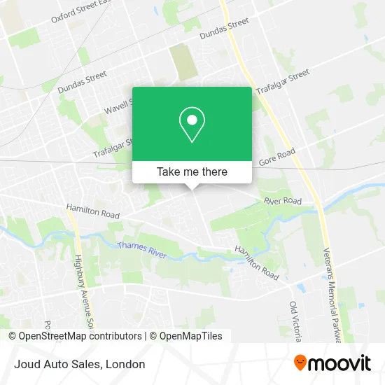Joud Auto Sales map