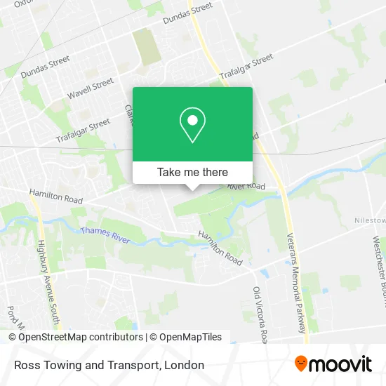 Ross Towing and Transport map