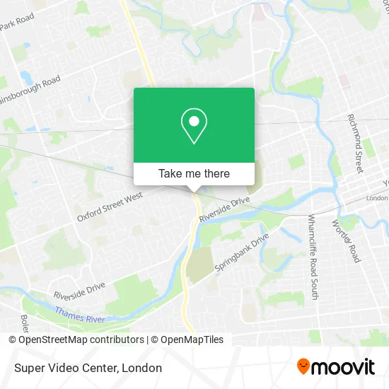 Super Video Center map