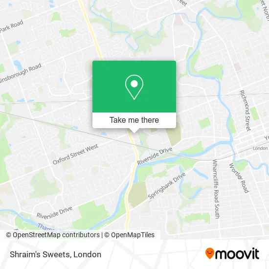 Shraim's Sweets map
