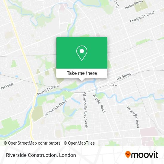 Riverside Construction map