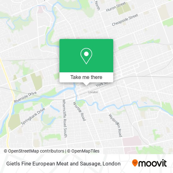Gietls Fine European Meat and Sausage map