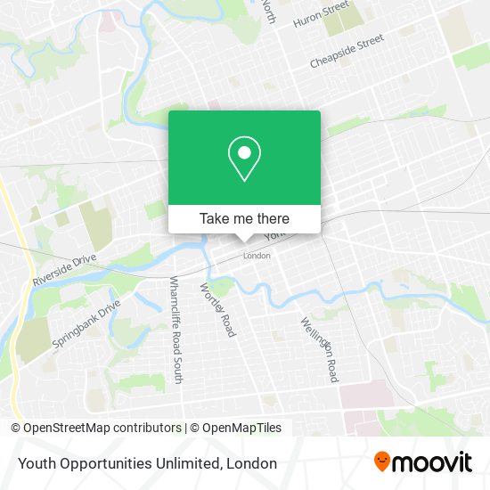Youth Opportunities Unlimited map