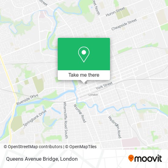 Queens Avenue Bridge map