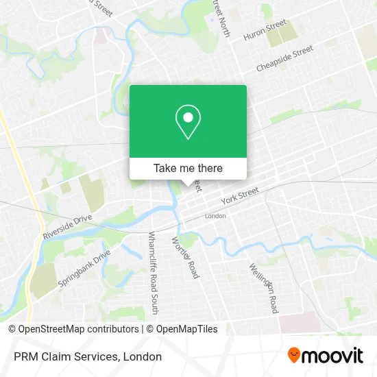 PRM Claim Services map