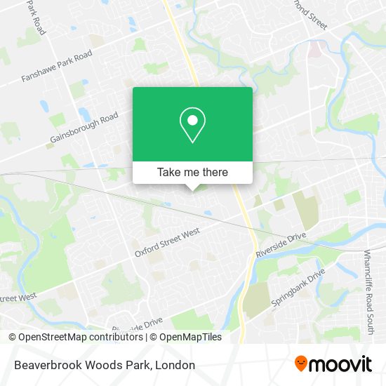 Beaverbrook Woods Park map
