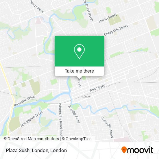 Plaza Sushi London plan