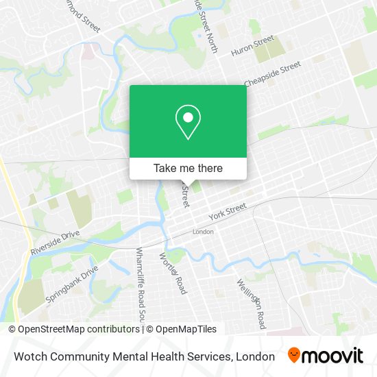Wotch Community Mental Health Services map