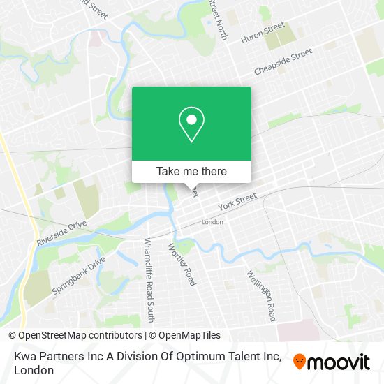 Kwa Partners Inc A Division Of Optimum Talent Inc map
