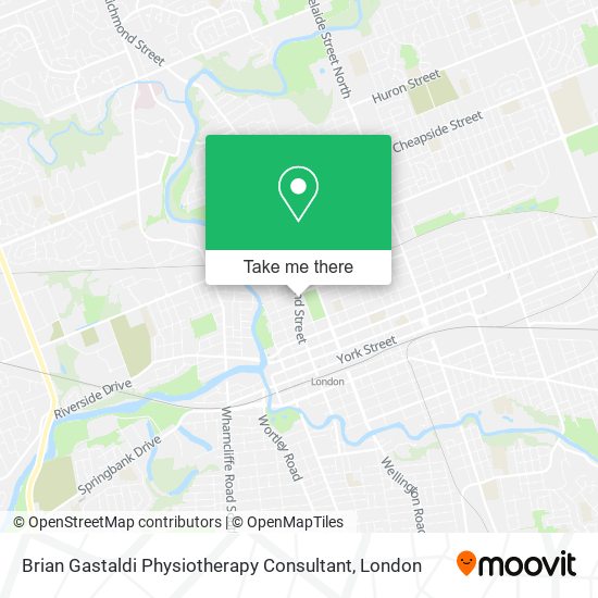 Brian Gastaldi Physiotherapy Consultant map