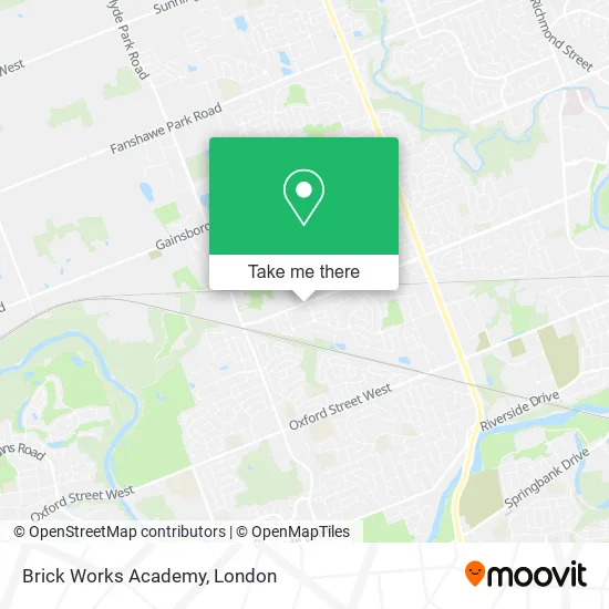 Brick Works Academy map