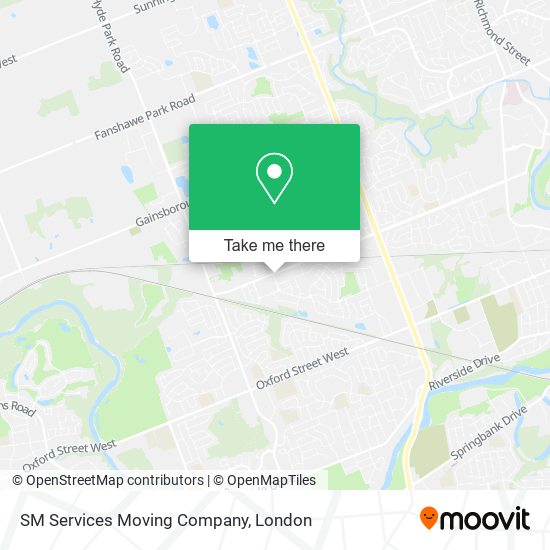 SM Services Moving Company map