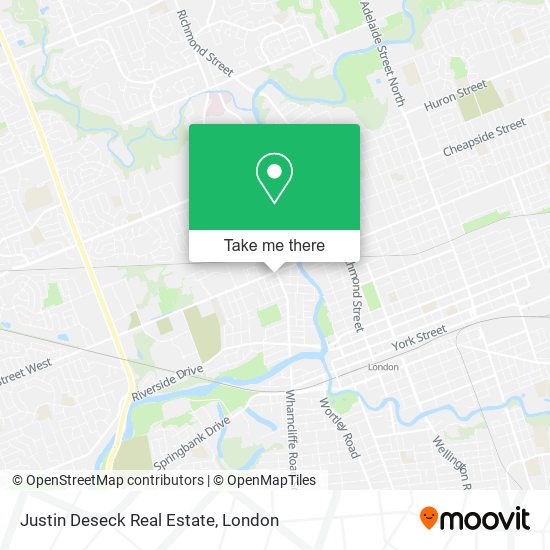 Justin Deseck Real Estate map