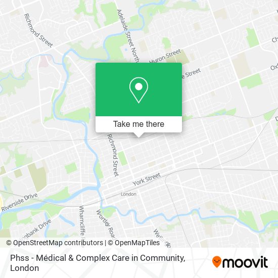 Phss - Médical & Complex Care in Community map