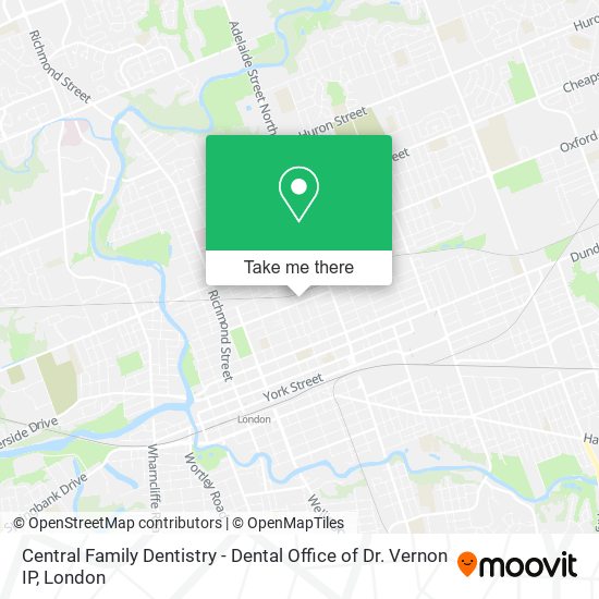 Central Family Dentistry - Dental Office of Dr. Vernon IP map