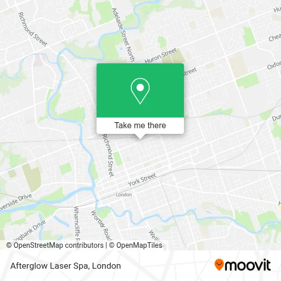 Afterglow Laser Spa map